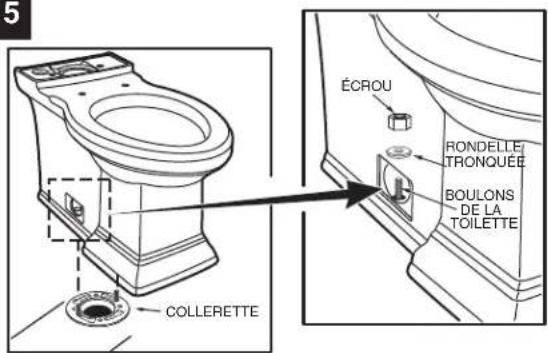 American Standard Town Square S 3851A101 - MESURES RELATIVES AUX POINTS DE RACCORDEMENT : - 4