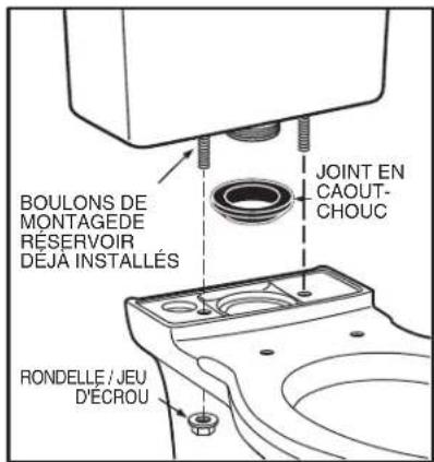 American Standard Town Square S 3851A101 - INSTALLATION DU RÉSERVOIR - 2