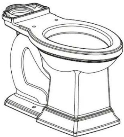 American Standard Town Square S 4216228 - gpf / 4.8 Lpf 2-piece Toilet - 4
