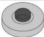 American Standard Town Square S 4216228 - Inodoro de 2 piezas de 1,28 g/d / 4,8 l/d - 10