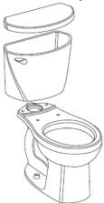 American Standard Colony 3 250CA104 - Inside the box: - 1