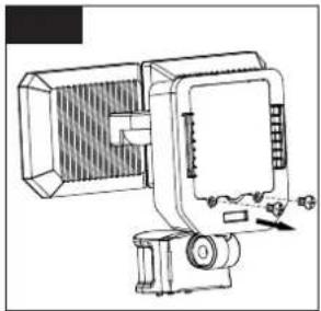 Vaxcel Outdoor Security T0722 - Using the Alkaline Batteries and Replacing the Rechargeable Battery - 1