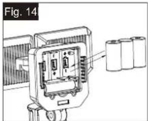 Vaxcel Outdoor Security T0722 - Cómo utilizar las baterías alcalinas y reemplazar la batería recargable - 2