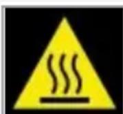 ADLER AD 1355 - Precaución superficie caliente: - 1