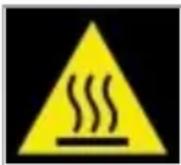 ADLER AD 6324 - Precaución superficie caliente: - 1