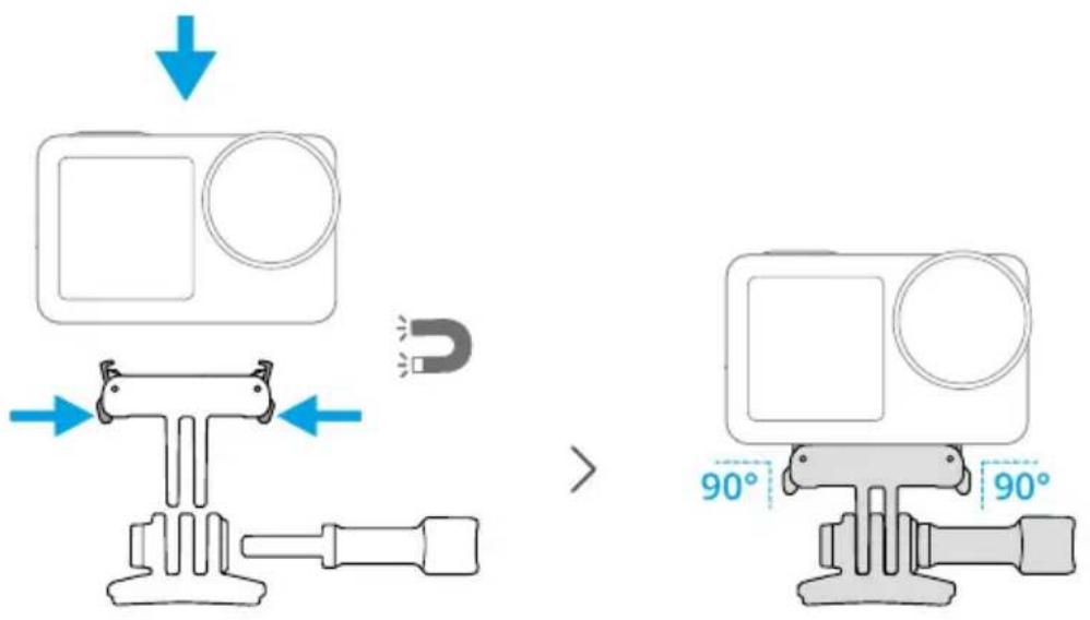 DJI Osmo Action 6 - Base adhésive incurvée - 1