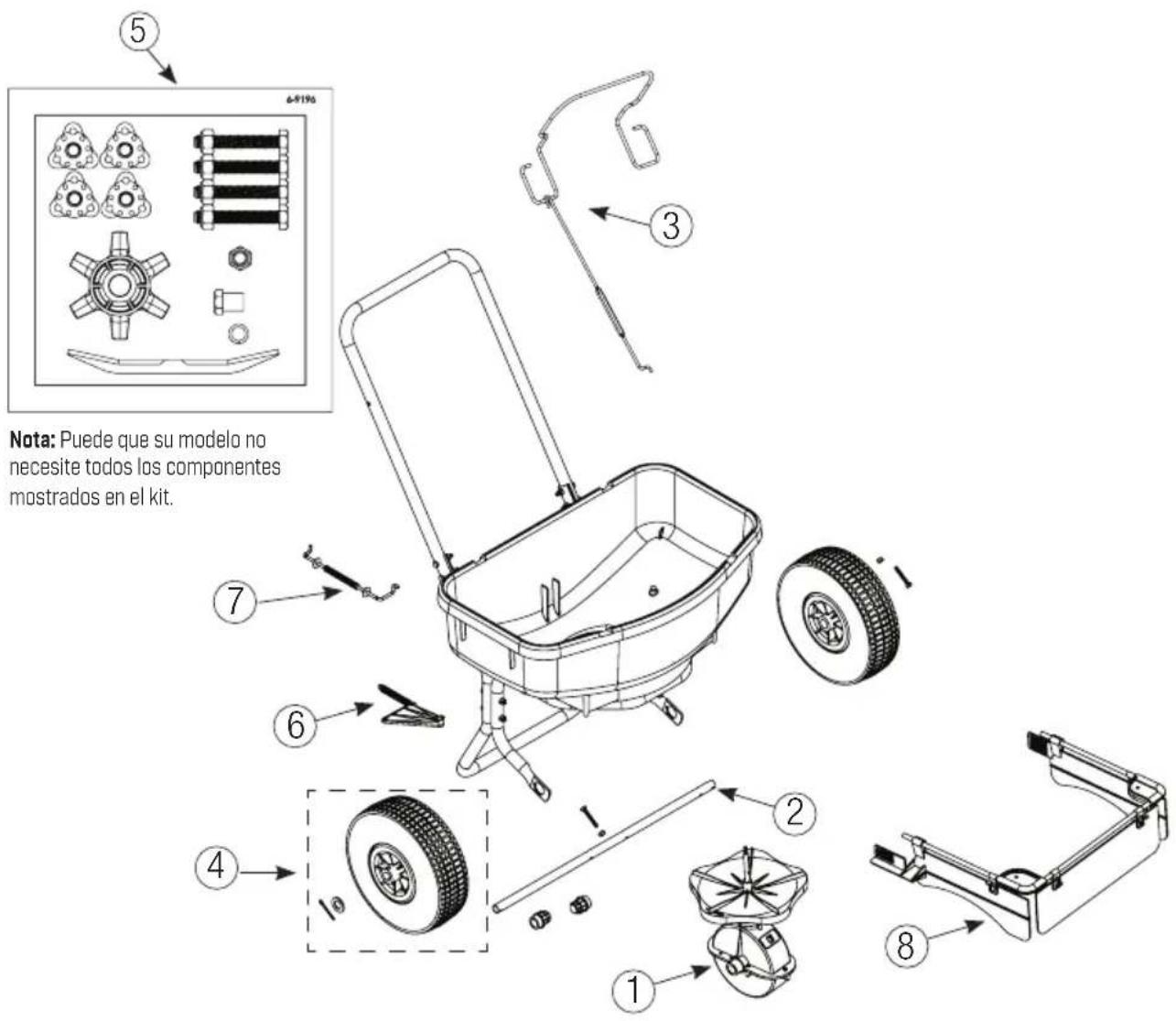 Chapin 88000A - Partes de repuesto - 1