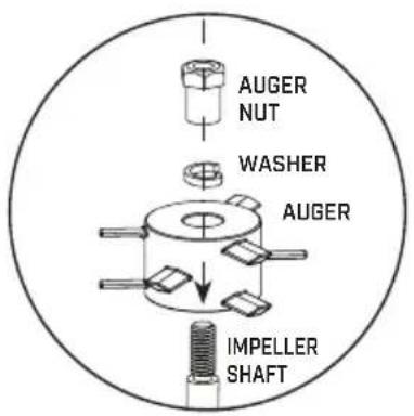 Chapin 88000A - SPIKED AUGER ASSEMBLY - 1