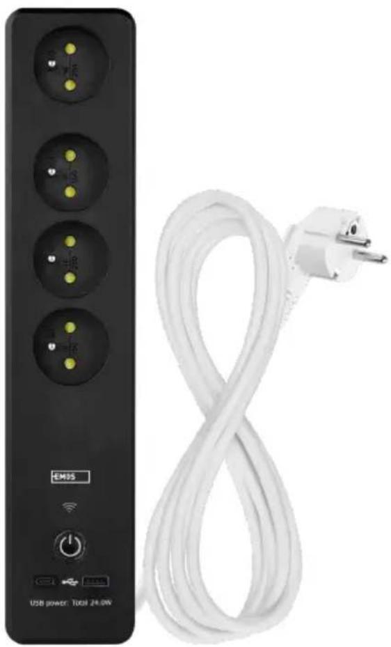 Emos P1412SM - CZ | Smart prodlužovací přívod - 1