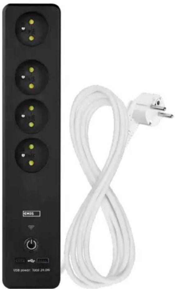 Emos P1412SM - FR|BE | Smart rallonge multiprise - 1