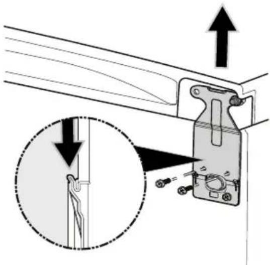 FRIGIDAIRE FFUE1826AW - RETRAIT/INVERSION DE LA PORTE - 6