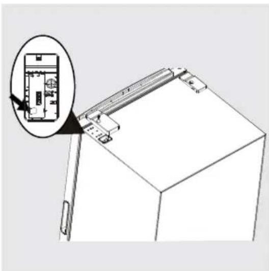 FRIGIDAIRE FFUE1826AW - RETRAIT/INVERSION DE LA PORTE - 4