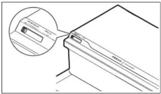 Crosley CRTE2044VS - Contrôle de l'humidité du bac à légumes (certains modèles) - 1