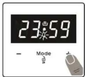 VESTEL VEB24067 - Audible warning time adjustment - 2