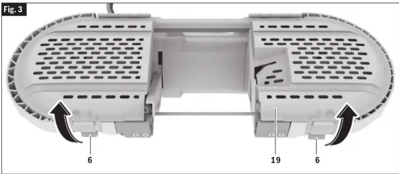 BOSCH GCB 18V-5 Professional - (Fig. 2, 3, 4) - 1