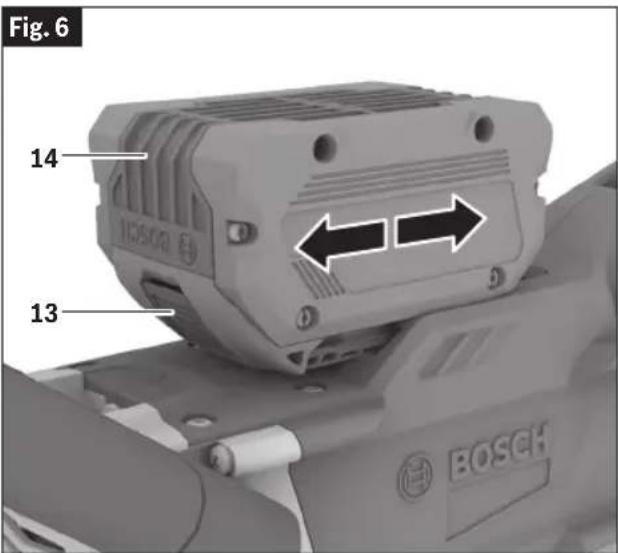 BOSCH GCB 18V-5 Professional - WARNING - 1