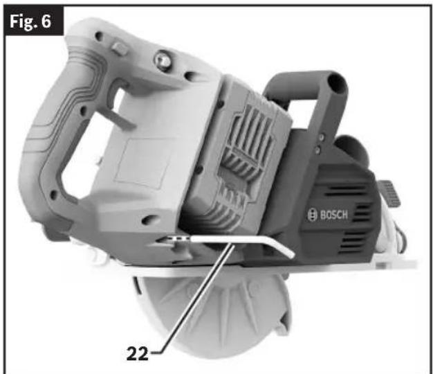BOSCH GKW18V-26 Professional - WARNING Use only 7-1/4" blade. Use only blade rated 5000 rpm - 3