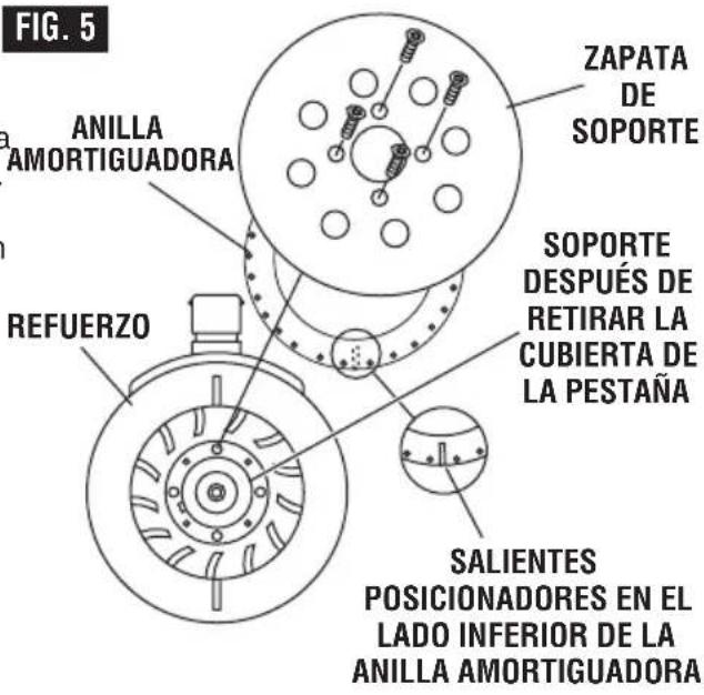BOSCH GEX12V-5 Professional - Amortiguador de la zapata de soporte - 1
