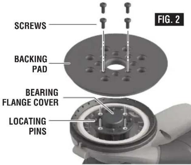BOSCH GEX12V-5 Professional - Backing Pad Installation - 1