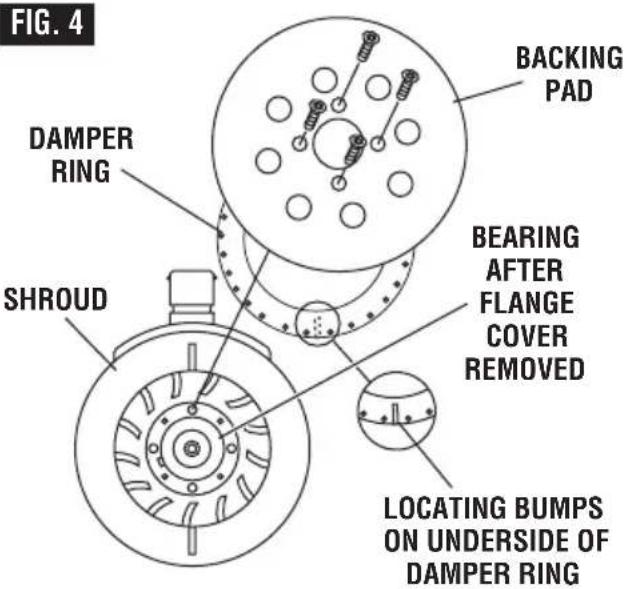 BOSCH GEX12V-5 Professional - Backing Pad Damper - 1
