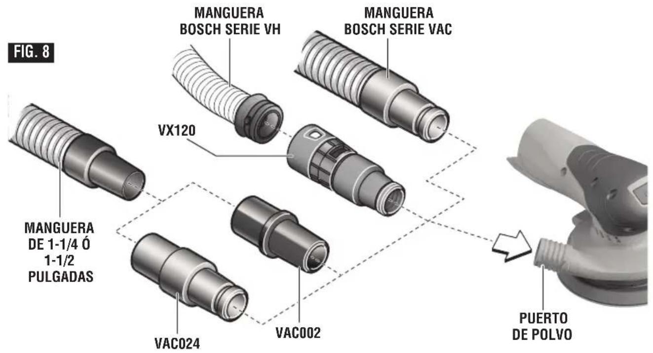 BOSCH GEX12V-5 Professional - Recolección de polvo - 1