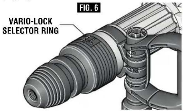 BOSCH DH1020VC Professional - "VARIO-LOCK"- SELECTOR RING - 1