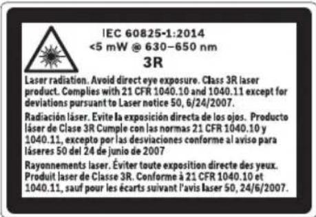 BOSCH GRL 2000-40 H Professional - WARNING - 1