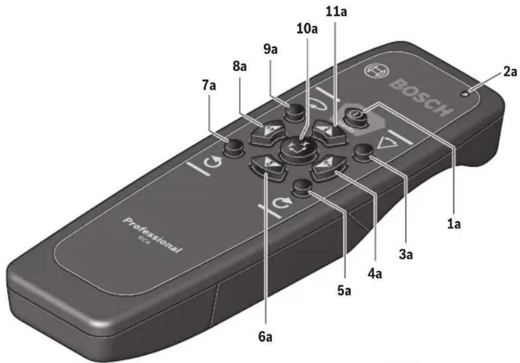 BOSCH GRL 2000-40 H Professional - RC4 Remote Control - 2