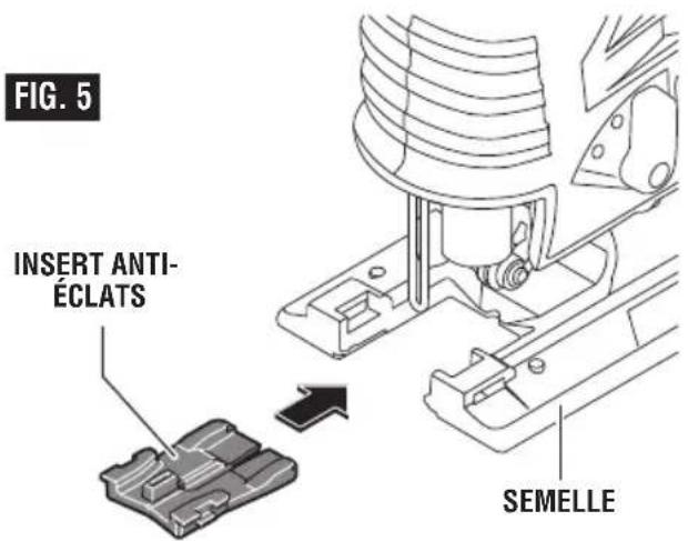 FIG. 5 INSERT ANTI- ÉCLATS SEMELLE