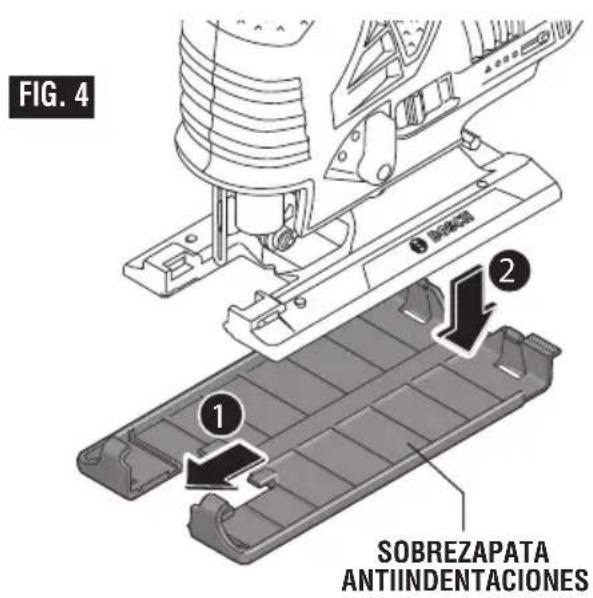 BOSCH JS120 Professional - Inserción y liberación del paquete de batería - 1