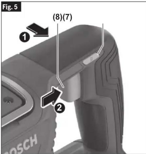 BOSCH GSA18V-110 Professional - Interruptor gatillo de velocidad variable controlada - 1