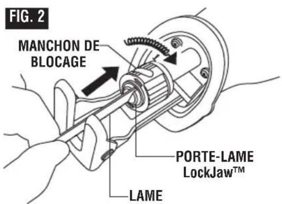 BOSCH CRS180 Professional - Montage d'une lame - 1