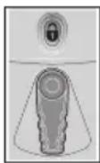 BOSCH CRS180 Professional - Sélecteur de fréquence de battements - position centrale : - 1