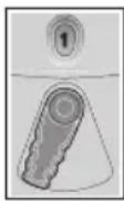 BOSCH CRS180 Professional - Sélecteur de fréquence de battements - à gauche : - 1