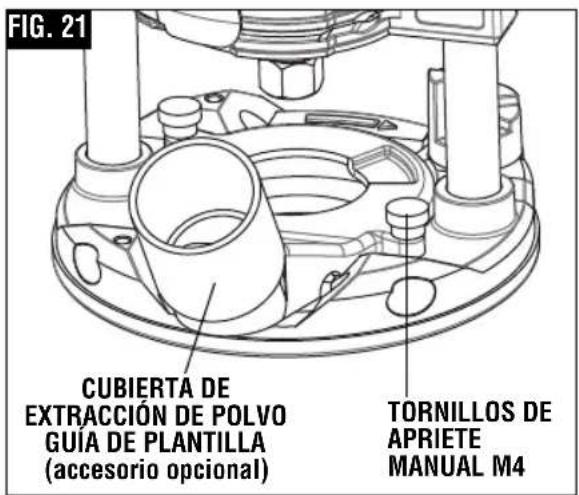 BOSCH GKF125CE Professional - ▶ Utilización de la fresadora en la base de descenso vertical - 1