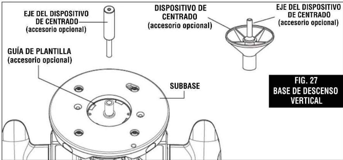 BOSCH GKF125CE Professional - ▼ INSTALACIÓN DEL ADAPTADOR DE GUIAS DE PLANTILLA - 1