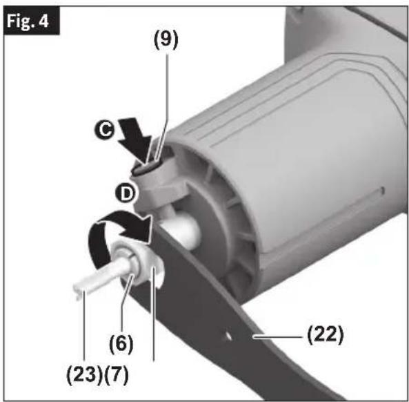 BOSCH GLF18V-25 Professional - Installing/Removing a Router Bit - 4