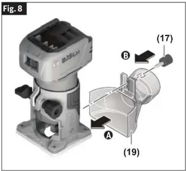 BOSCH GLF18V-25 Professional - Retrait du bloc-piles - 2