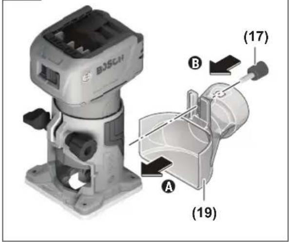 BOSCH GLF18V-25 Professional - To Remove the Battery Pack - 2