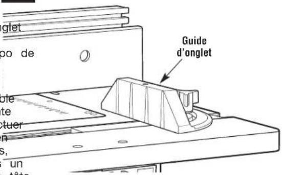 BOSCH RA1171 Professional - UTILISATION D'UN GUIDE D'ONGLET (non fourni) - 1