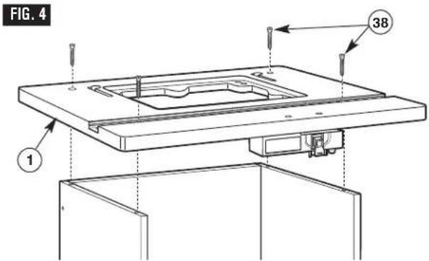 BOSCH RA1171 Professional - ATTACH THE TABLETOP (Fig. 4) - 1