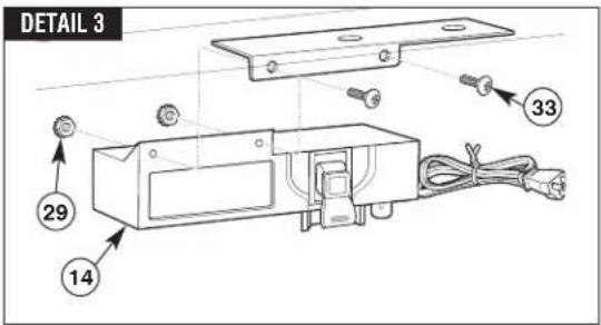 BOSCH RA1171 Professional - ATTACHING THE SWITCH TO THE TABLETOP (Fig. 3) - 2