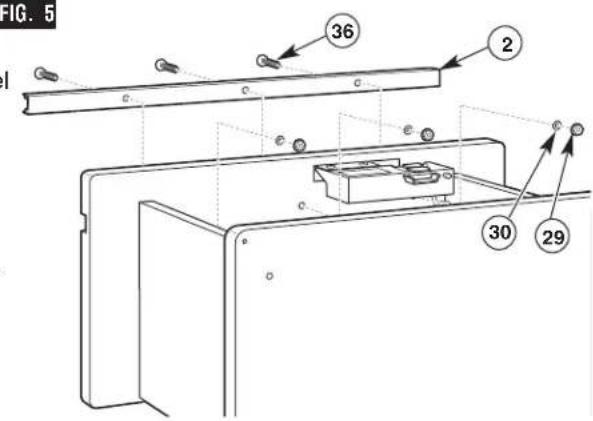 BOSCH RA1171 Professional - CÓMO SUJETAR LA BARRA DE REFUERZ FIG. 5 DE LA SUPERFICIE DE LA MESA (Fig. 5) - 1