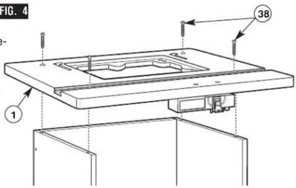 BOSCH RA1171 Professional - CÓMO SUJETAR LA SUPERFICIE DE LA MESA(Fig. 4) - 1