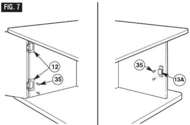 BOSCH RA1171 Professional - ATTACH THE DOOR (Figs. 6 and 7) - 2