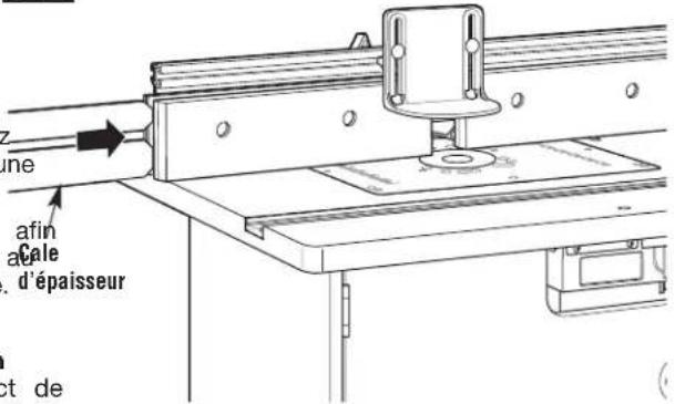 BOSCH RA1171 Professional - Assurez-vous que le guide et le garde ne peuvent entrer en - 1