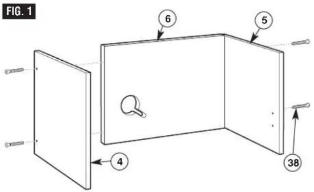 BOSCH RA1171 Professional - ASSEMBLE SIDES TO BACK (Fig. 1) - 1