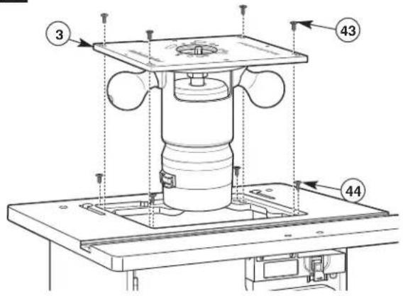 BOSCH RA1171 Professional - ATTACH THE ROUTER MOUNTING PLATE (Fig. 13) - 1