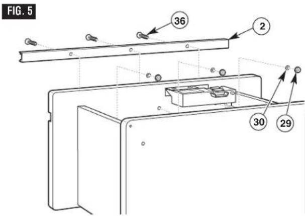 BOSCH RA1171 Professional - ASSEMBLE THE ALUMINUM MITER CHANNEL TO THE TABLETOP (Fig. 5) - 1