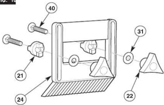 BOSCH RA1171 Professional - Guide biseauté de la table (Fig. 20) - 1